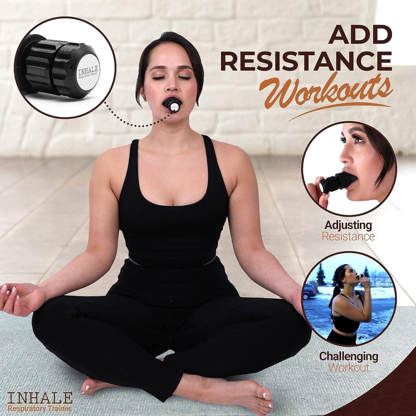 AuraLift™ BreatheMax Trainer 🫁 | Lung Capacity & Respiratory Muscle Exercise Device