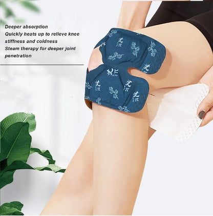 AuraLift™ HeatRelief Mugwort Patch 🔥 | Self-Heating Warming Knee Patch for Joint Pain (Pack of 2)