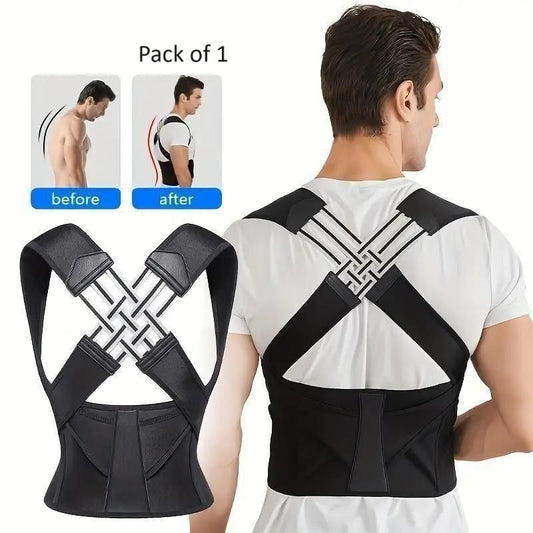 AuraLift™ PostureFlex Pro 🧍‍♂️ | Adjustable Back Posture Corrector & Slouch Pain Relief Belt