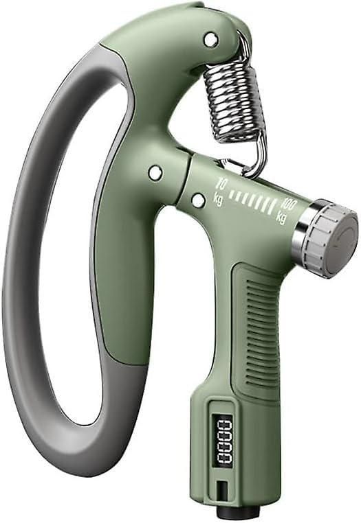 AuraLift™ PowerCount Grip 💪 | Adjustable Hand Gripper with Counter for Strength & Recovery