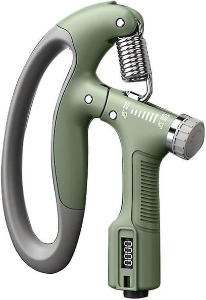 AuraLift™ PowerCount Grip 💪 | Adjustable Hand Gripper with Counter for Strength & Recovery